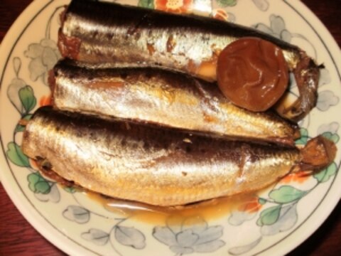 骨まで食べられる！いわしの梅煮☆